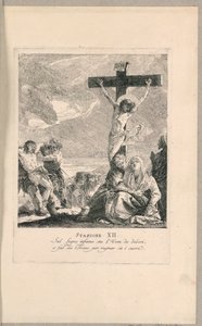 Via Crucis - Station XII, The Crucifixion by Giovanni Domenico Tiepolo