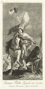 Saint James of Compostela by Giovanni Domenico Tiepolo after Giovanni Battista Tiepolo