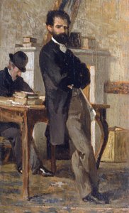 Portrait of lawyer Bongiovanni by Giovanni Fattori