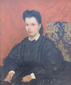 Portrait of the First Wife by Giovanni Fattori