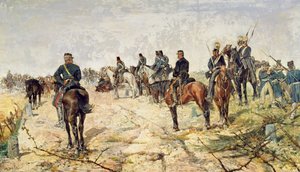 The Battle Lines, 1884 by Giovanni Fattori