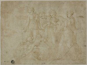 Finding of Moses by Giovanni Francesco Penni