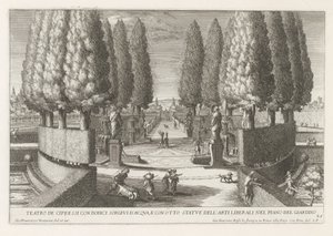 Circle of Cypresses in the Gardens of the Villa d