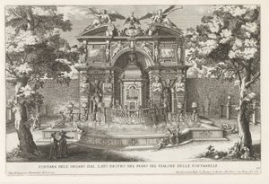 Fountain with Hydraulic Organ in the Gardens of Villa d