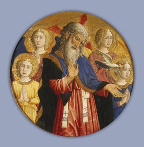 God the Father with Four Angels and the Dove of the Holy Spirit by Giovanni Francesco da Rimini