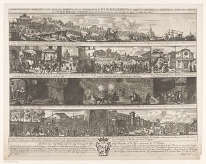 Procession to Free Rome from the Plague by Giovanni Giacomo de