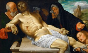 The Lamentation over Christ by Giovanni Girolamo Savoldo