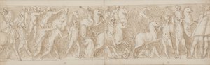 End of a Restored Part of the Column; the Sarmatians are Pursued into the Swamp; the Romans Attack a German Fortress by Giovanni Guerra