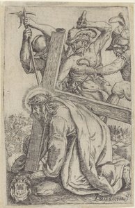 Christ Collapsing Under the Weight of the Cross