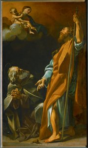 Saint Mary Appears to Hermits Paul and Antonius