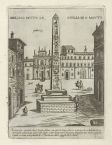 Obelisk in Rome by Giovanni Maggi