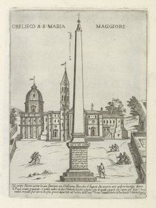 Obelisk in Front of Santa Maria Maggiore by Giovanni Maggi
