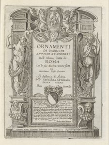 Title Page with Allegorical Figures and Putti by Giovanni Maggi