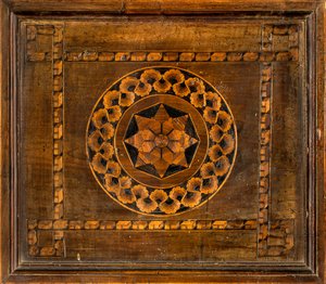 Lignaean Canonical Choir, Inlaid by Giovanni Maria Platina (1484), Lower Stall