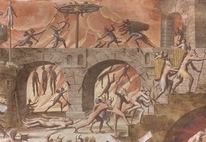 Hell by Giovanni Mauro della (c.1575 1640) Rovere
