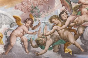 Putti (detail) by Giovanni Mauro della Rovere