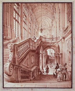 Hall of Palazzo Madama by Giovanni Migliara