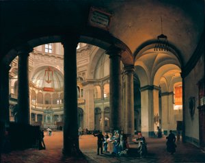 View from the Interior of the Basilica of San Lorenzo