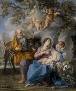 Rest on the Flight into Egypt by Giovanni Odazzi