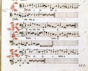 Kyrie Manuscript of the 