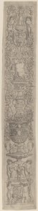 Ornament Panel: Four Children with a Cat and a Dog by Giovanni Pietro Birago and Zoan Andrea