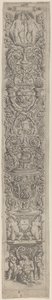 Ornament Panel: Nereid and Two Children Playing Musical Instruments by Giovanni Pietro Birago and Zoan Andrea