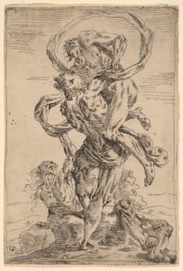 Hercules and Antaeus by Giovanni Pietro Possenti
