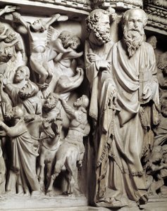 Detail of the Reliefs of the Chair by Giovanni Pisano by Giovanni Pisano