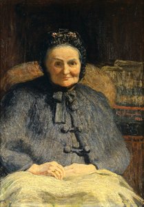 Portrait of Mrs Casiraghi Oriani by Giovanni Segantini