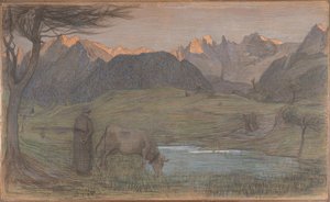 Study for "La Vita" by Giovanni Segantini