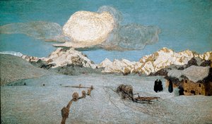 Triptych of Nature or Engadin: Death