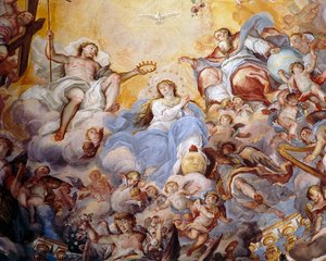 Coronation of the Virgin by Giovanni Tuccari
