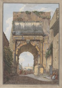Arch of Titus by Giovanni Volpato, Louis Ducros
