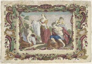 Clothing the Naked (IV opus misericordiae corporalis) by Giovanni Volpato