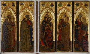 Saints, Virgins and Martyrs by Giovanni da Milano
