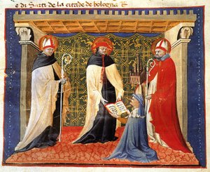 Miniature of the statutes of the Drapers