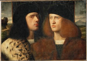 Two Young Men, Possibly Giovanni and Gentile Bellini