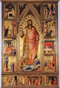 Altarpiece of the Baptist by Giovanni del Biondo