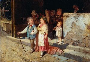 Young Married Couple, by Giovanni Del Re by Giovanni del Re