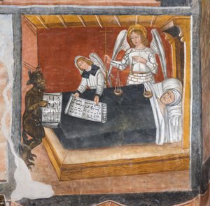 The Judgment of the Soul on Its Deathbed by Giovanni di Cherasco Botoneri