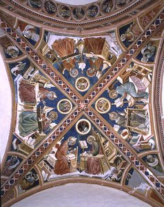 The Doctors in the Temple, the Evangelists and Eight Prophets, from the chapel vault by Giovanni di Corraduccio