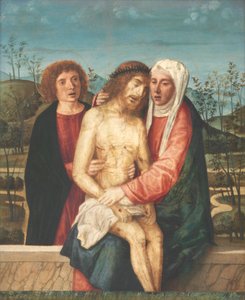 Pietà with Virgin and St. John by Giovanni di Niccolo Mansueti