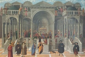 The Dispute in the Temple of Jesus Among the Doctors by Giovanni di Niccolo Mansueti