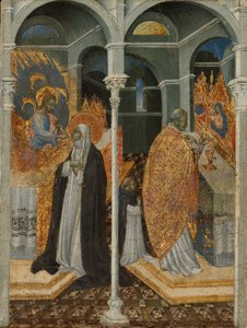 The Miraculous Communion of Saint Catherine of Siena by Giovanni di Paolo