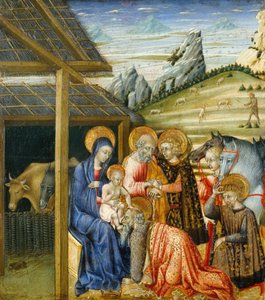 The Adoration of the Magi, c.1460 by Giovanni di Paolo di Grazia