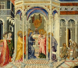 The Presentation of Christ in the Temple by Giovanni di Paolo di Grazia