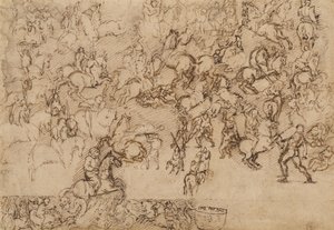 Battle Scene by Girolamo Genga