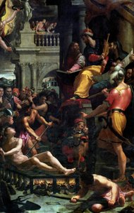 The Martyrdom of St. Lawrence by Girolamo Macchietti