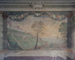 View of the Villa based on the Original Design, Hall of the Fountain