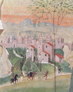 View of Prato City (detail) by Girolamo Ristori